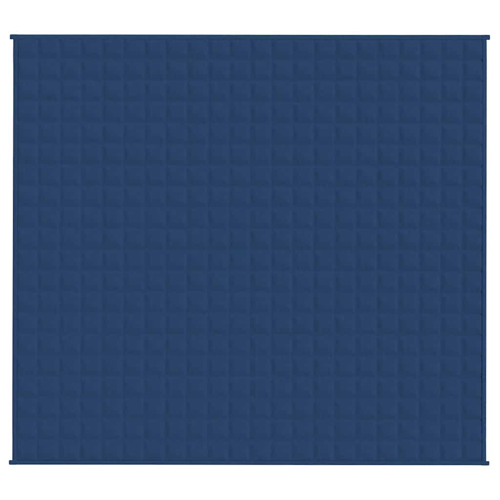 tyngdetæppe 200x225 cm 9 kg stof blå