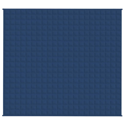 tyngdetæppe 200x225 cm 13 kg stof blå