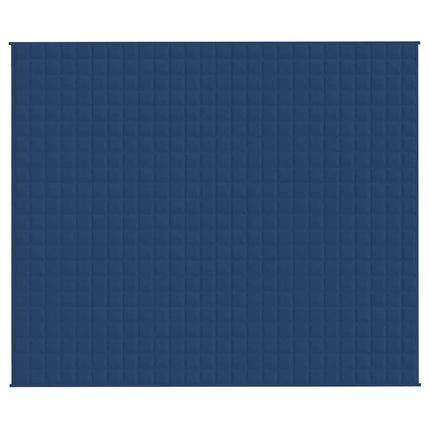 tyngdetæppe 220x260 cm 15 kg stof blå