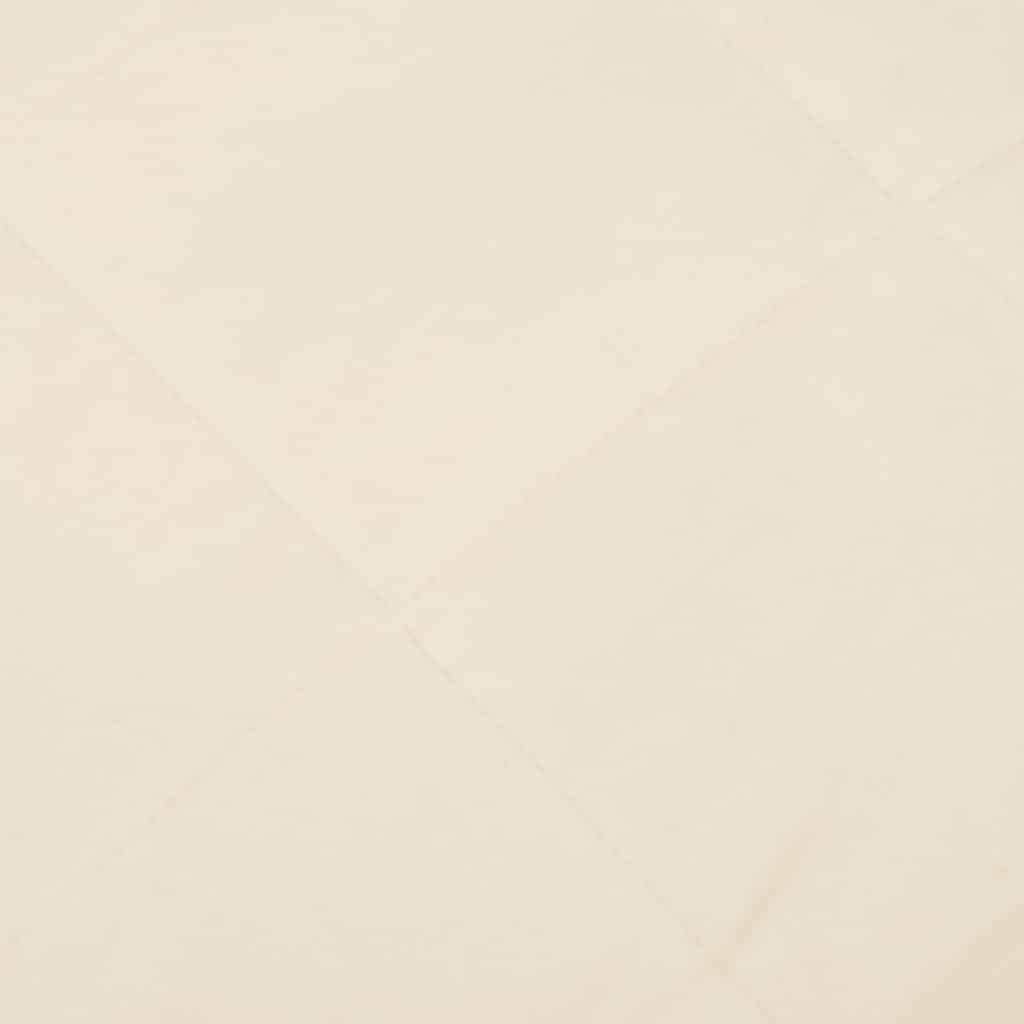 tyngdetæppe 120x180 cm 5 kg stof lys cremefarve