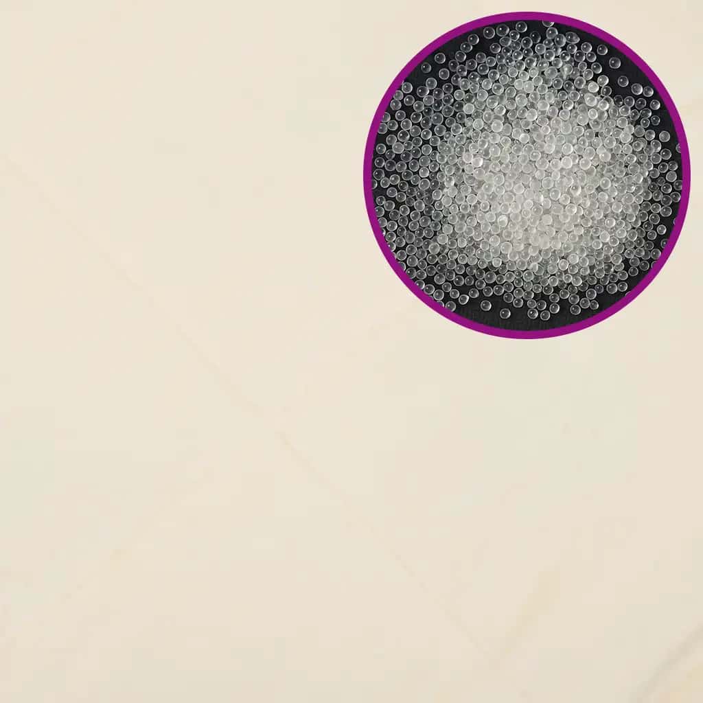 tyngdetæppe 120x180 cm 5 kg stof lys cremefarve