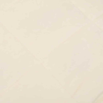 tyngdetæppe 220x260 cm 15 kg stof lys cremefarve