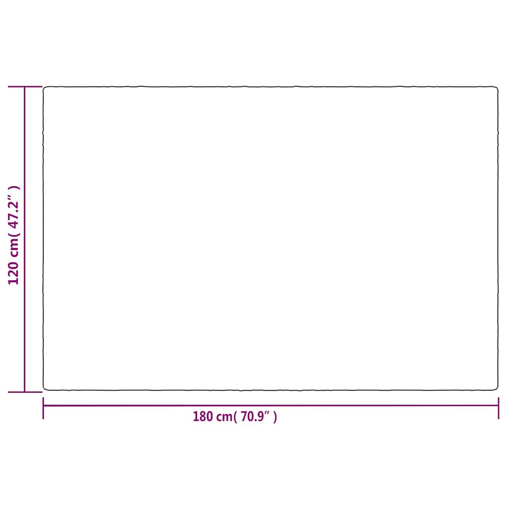 tyngdetæppe med betræk 120x180 cm 5 kg stof grå
