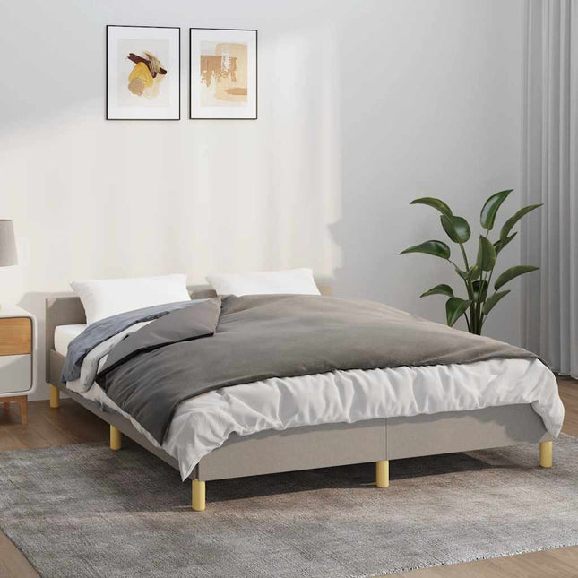 tyngdetæppe med betræk 120x180 cm 5 kg stof grå