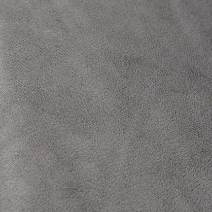 tyngdetæppe med betræk 138x200 cm 6 kg stof grå