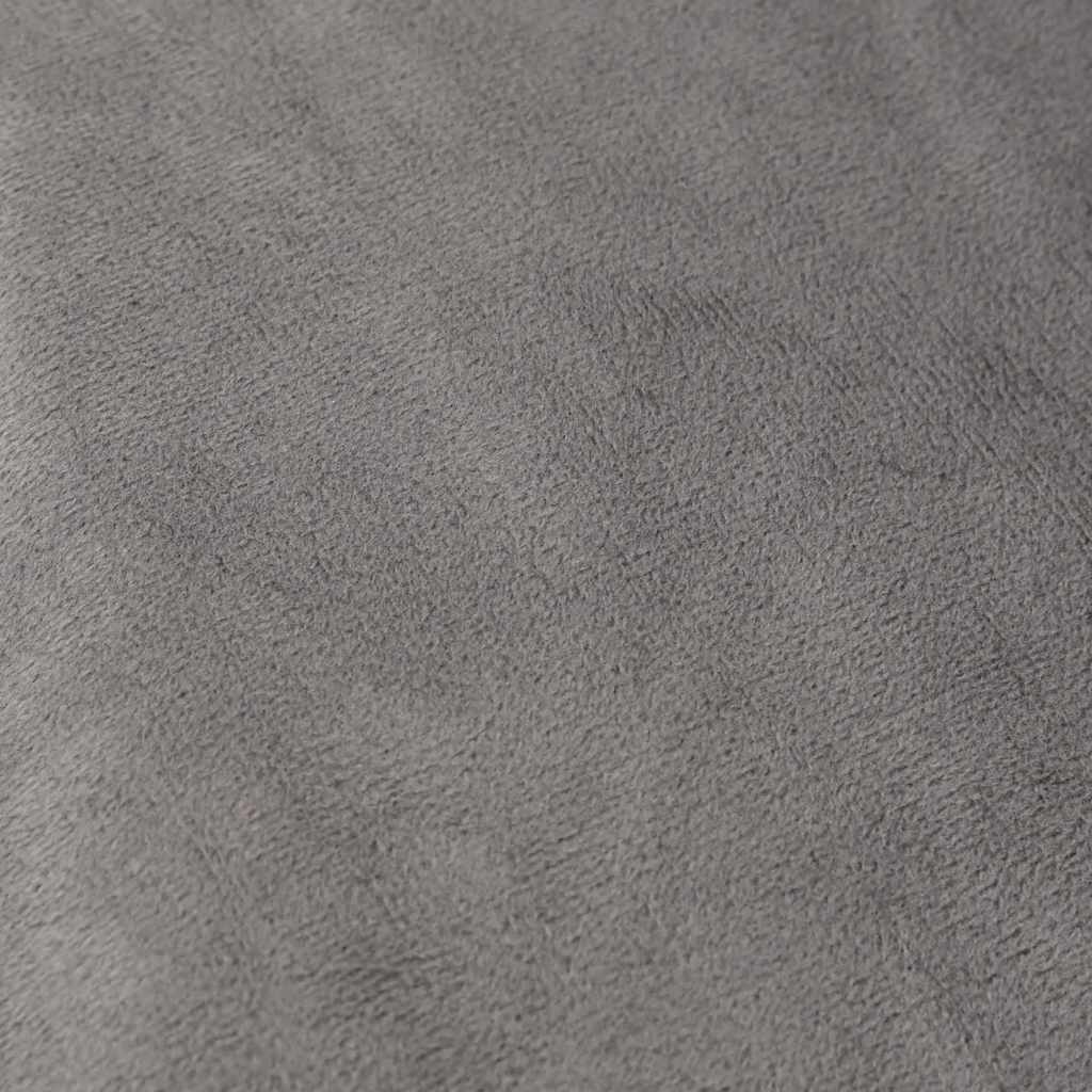 tyngdetæppe med betræk 138x200 cm 6 kg stof grå