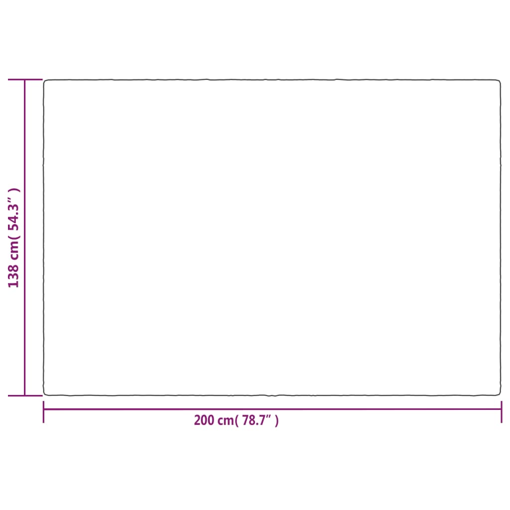tyngdetæppe med betræk 138x200 cm 6 kg stof grå