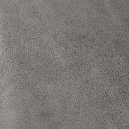 tyngdetæppe med betræk 138x200 cm 10 kg stof grå