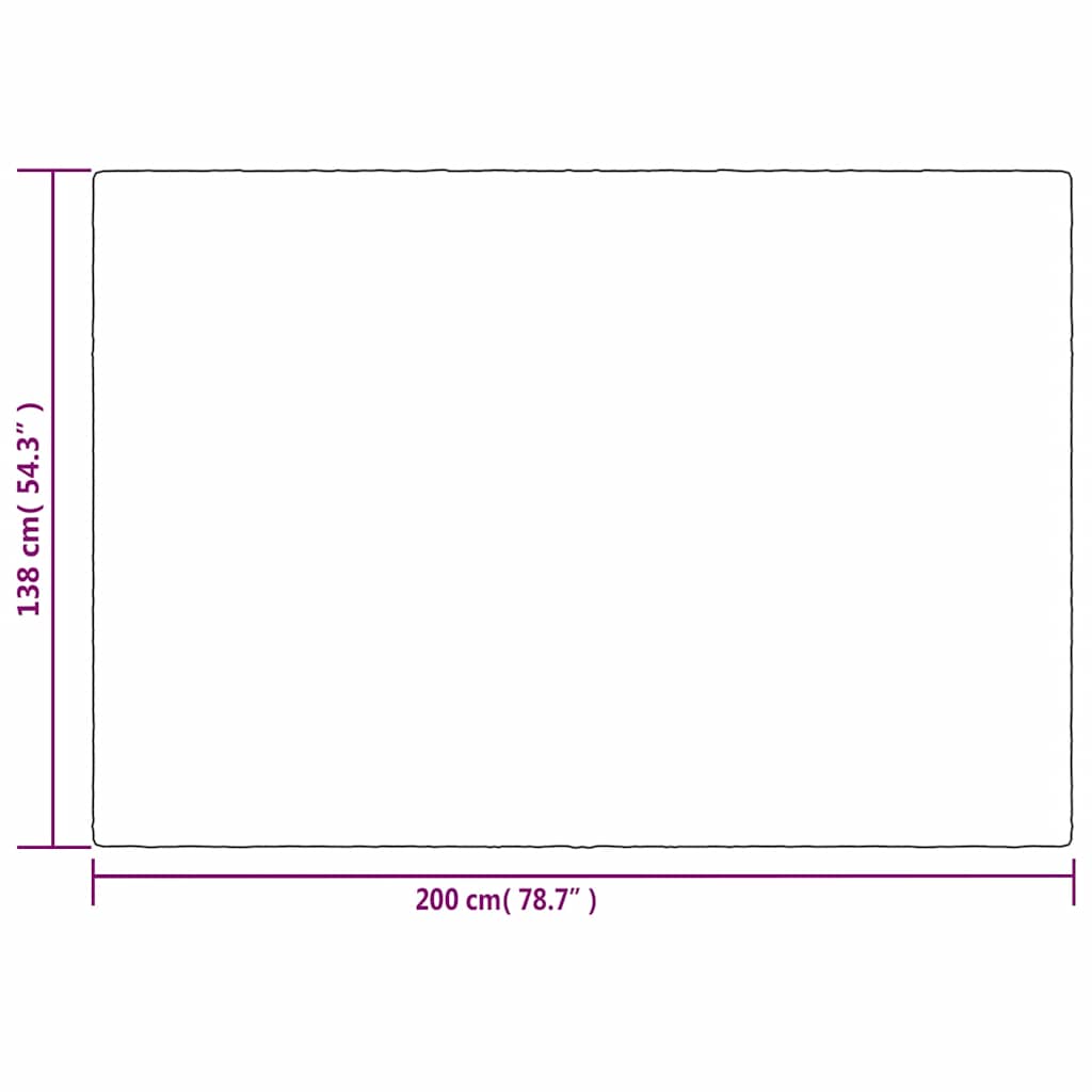 tyngdetæppe med betræk 138x200 cm 10 kg stof grå