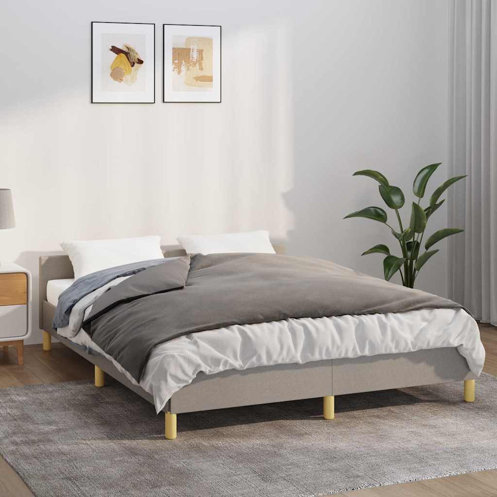 tyngdetæppe med betræk 150x200 cm 7 kg stof grå