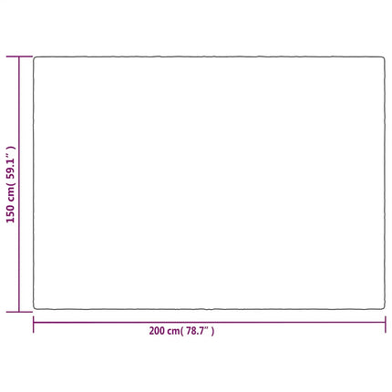 tyngdetæppe med betræk 150x200 cm 11 kg stof grå