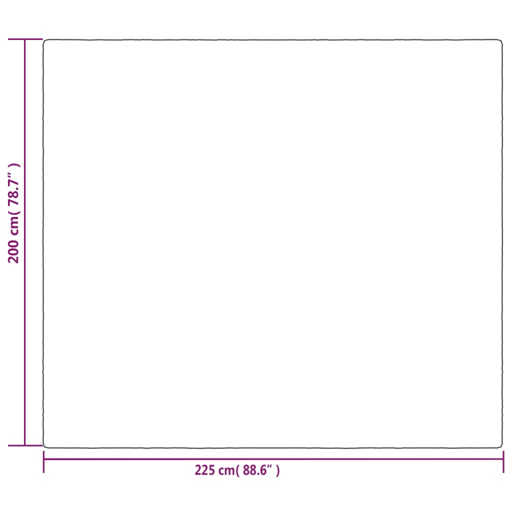tyngdetæppe med betræk 200x225 cm 9 kg stof grå