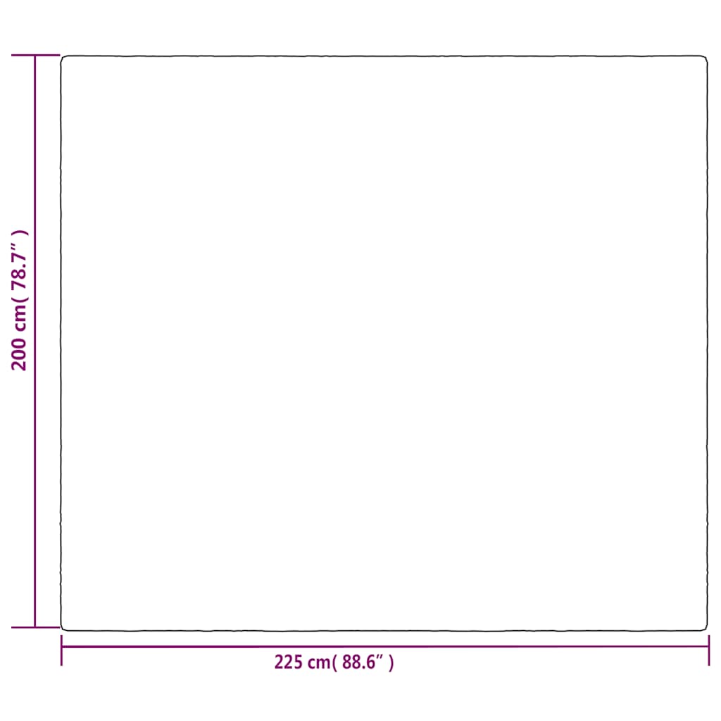 tyngdetæppe med betræk 200x225 cm 9 kg stof grå