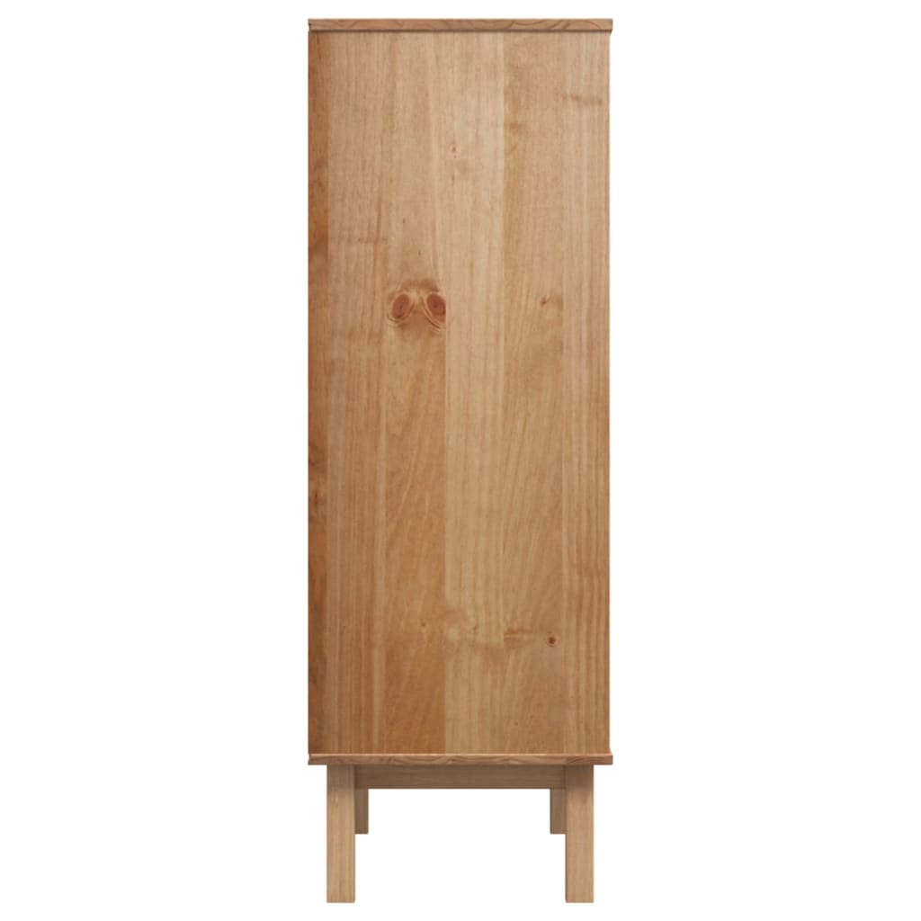 højskab OTTA 85x43x125 cm massivt fyrretræ
