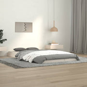 sengeramme 100x200 cm massivt fyrretræ hvid
