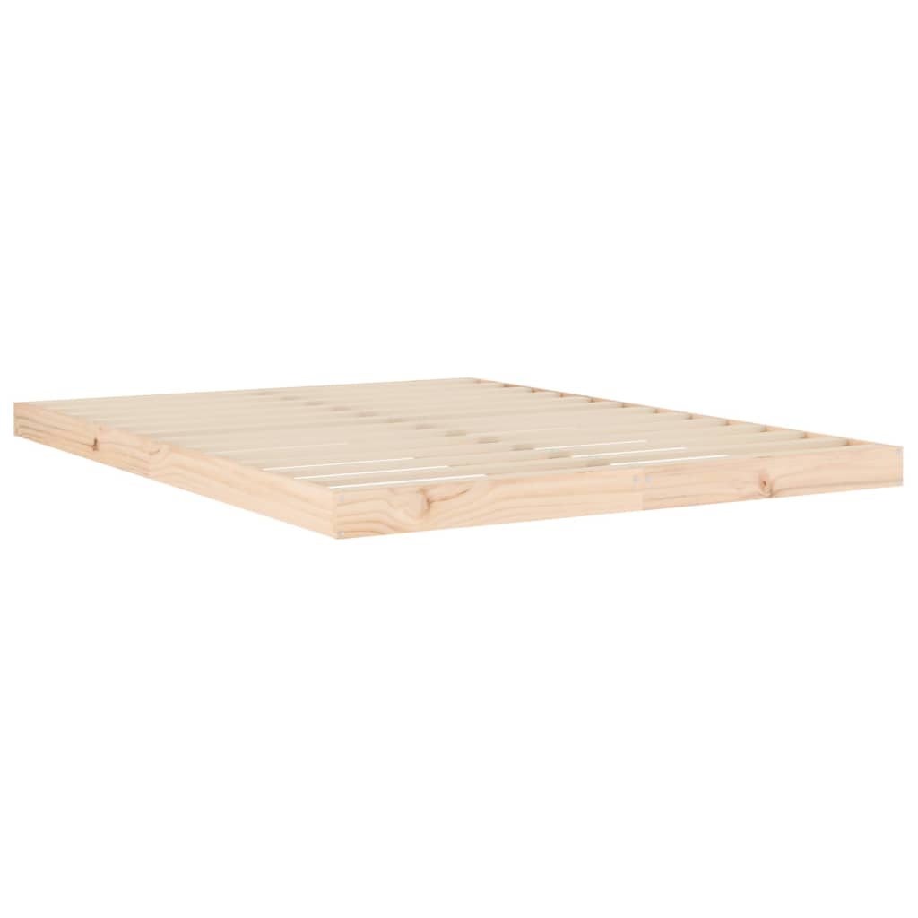 sengeramme 140x190 cm massivt fyrretræ