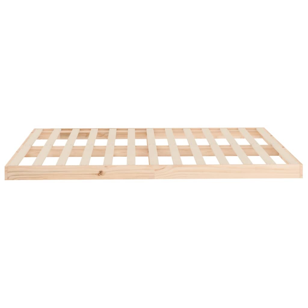 sengeramme 140x190 cm massivt fyrretræ