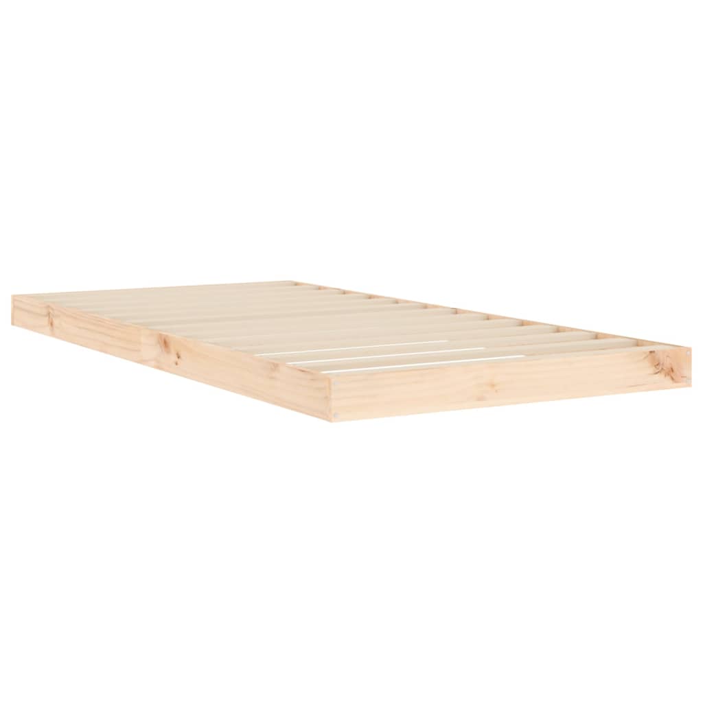 sengeramme 90x190 cm massivt fyrretræ