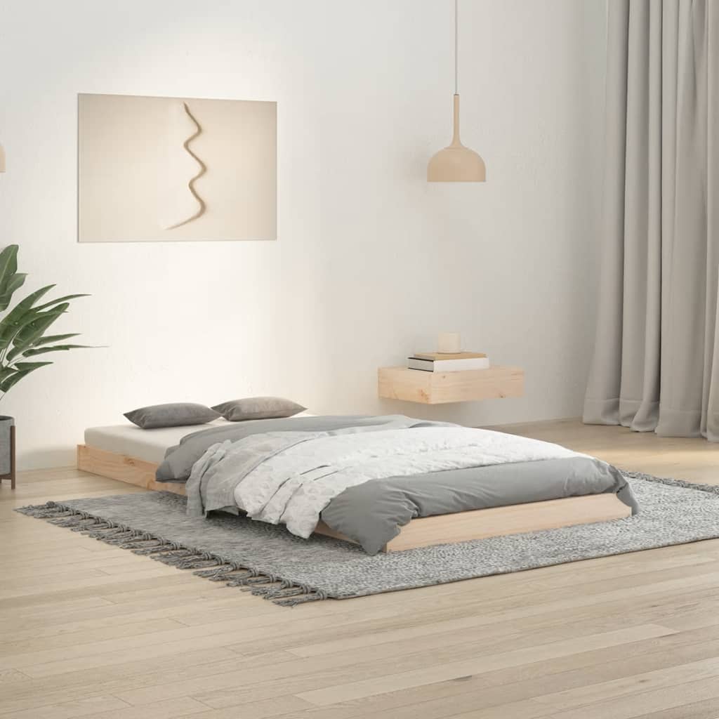 sengeramme 90x190 cm massivt fyrretræ