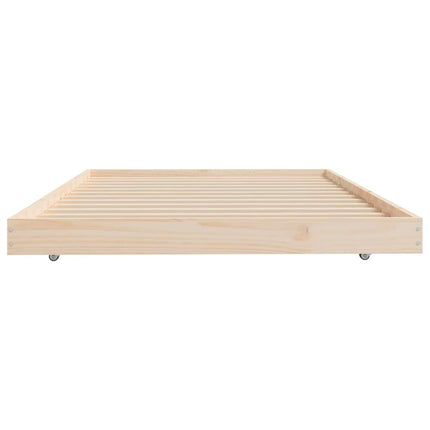 sengeramme uden madras 90x200 cm massivt fyrretræ