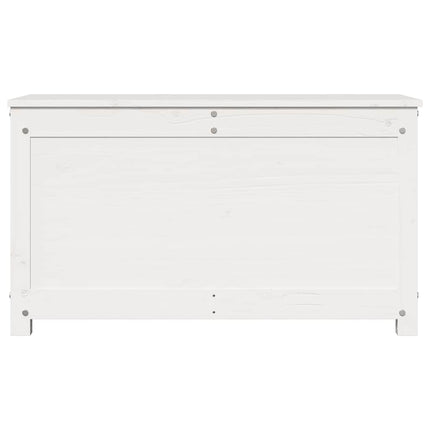 opbevaringskasse 80x40x45,5 cm massivt fyrretræ hvid