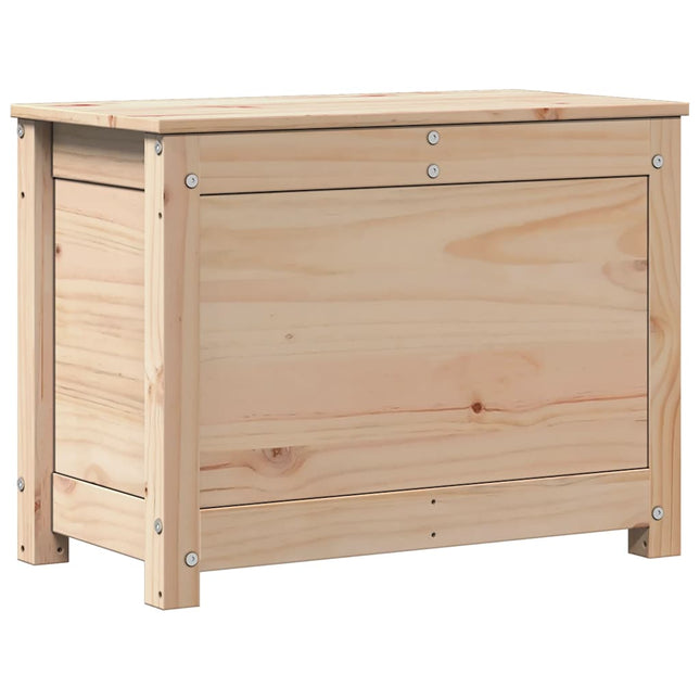 opbevaringskasse 60x32x45,5 cm massivt fyrretræ