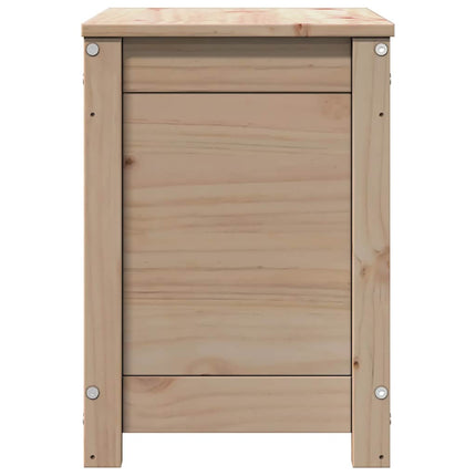 opbevaringskasse 60x32x45,5 cm massivt fyrretræ
