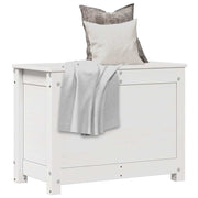 opbevaringskasse 60x32x45,5 cm massivt fyrretræ hvid