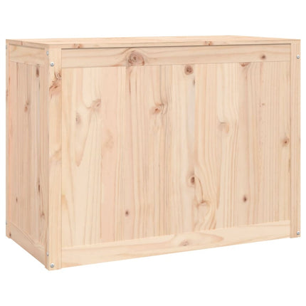 vasketøjskurv 88,5x44x66 cm massivt fyrretræ