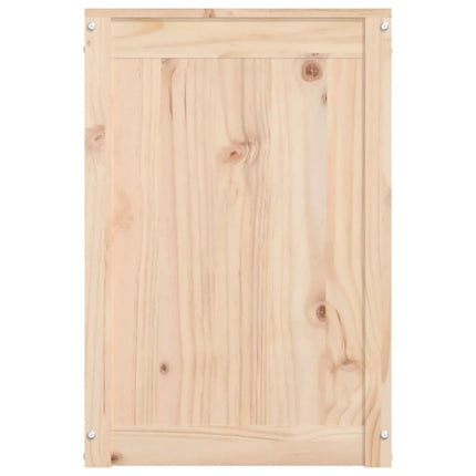 vasketøjskurv 88,5x44x66 cm massivt fyrretræ