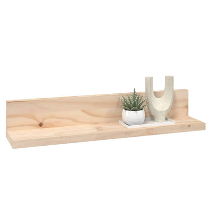 væghylder 2 stk. 50x11x9 cm massivt fyrretræ