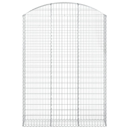 buet gabionkurv 150x30x200/220 cm galvaniseret jern