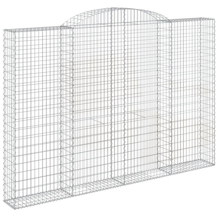 buet gabionkurv 300x30x200/220 cm galvaniseret jern