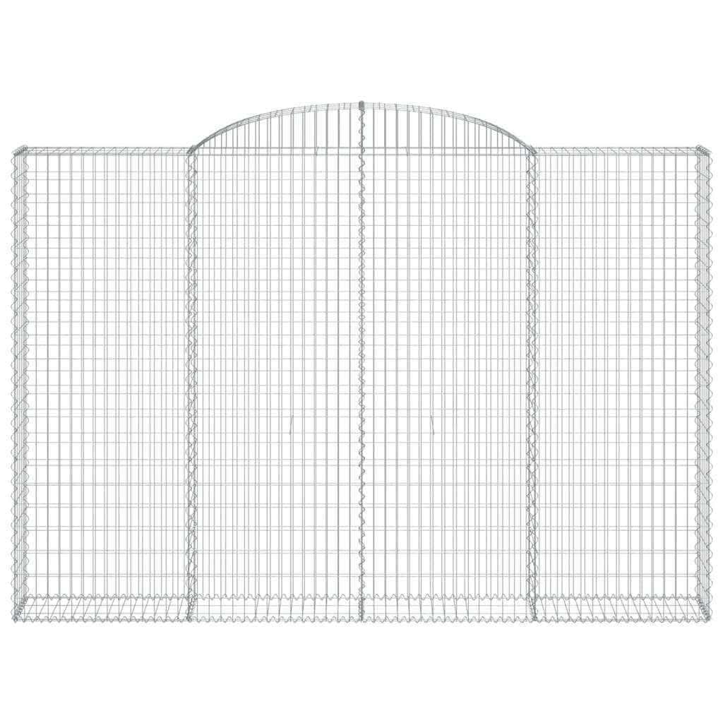 buet gabionkurv 300x30x200/220 cm galvaniseret jern