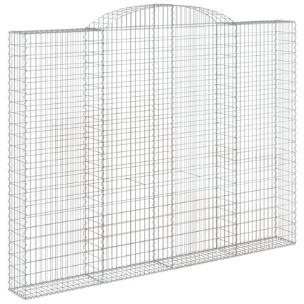buet gabionkurv 300x30x220/240 cm galvaniseret jern