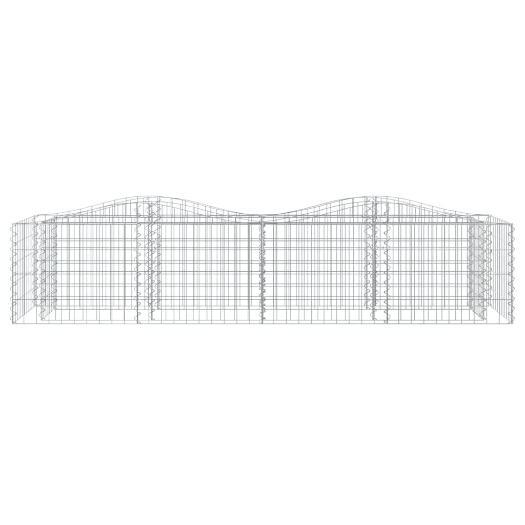 buet gabion-højbed 200x50x50 cm galvaniseret jern