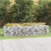 buet gabion-højbed 200x50x50 cm galvaniseret jern