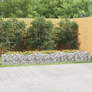 buet gabion-højbed 400x50x50 cm galvaniseret jern