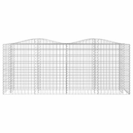 buet gabion-højbed 200x50x100 cm galvaniseret jern