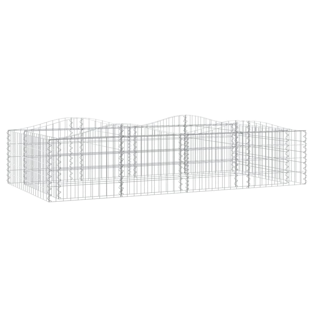buet gabion-højbed 200x100x50 cm galvaniseret jern