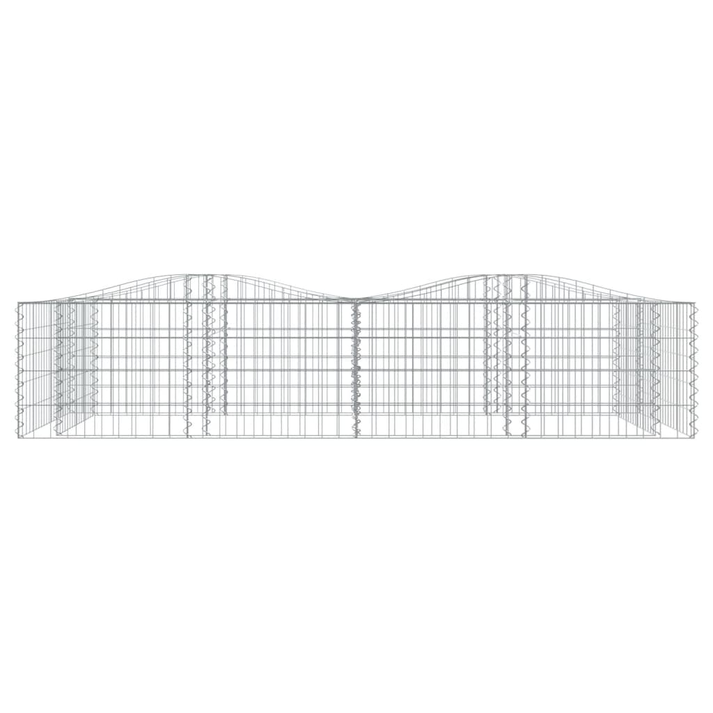 buet gabion-højbed 200x100x50 cm galvaniseret jern
