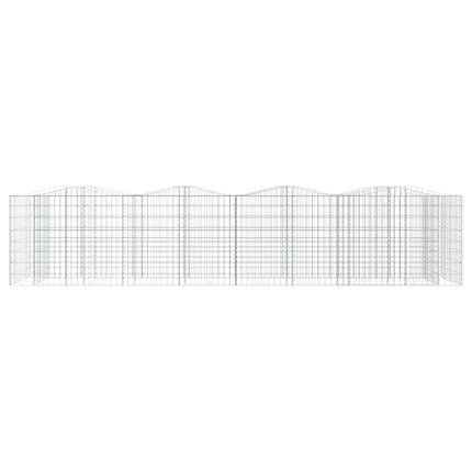 buet gabion-højbed 400x100x100 cm galvaniseret jern