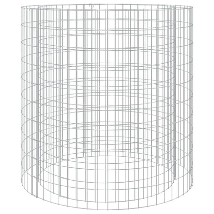 gabion-bålkurv Ø 100 cm galvaniseret jern