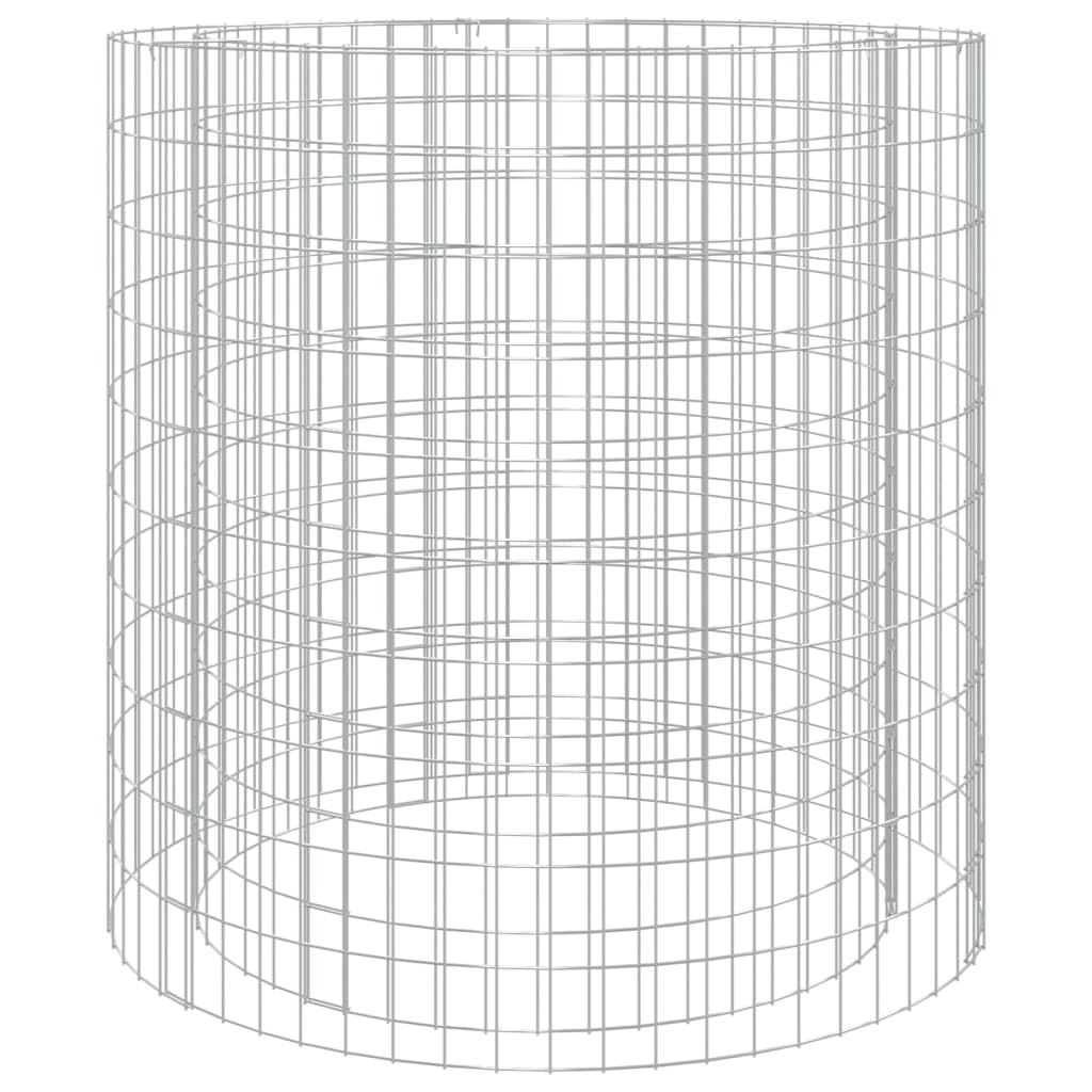 gabion-bålkurv Ø 100 cm galvaniseret jern