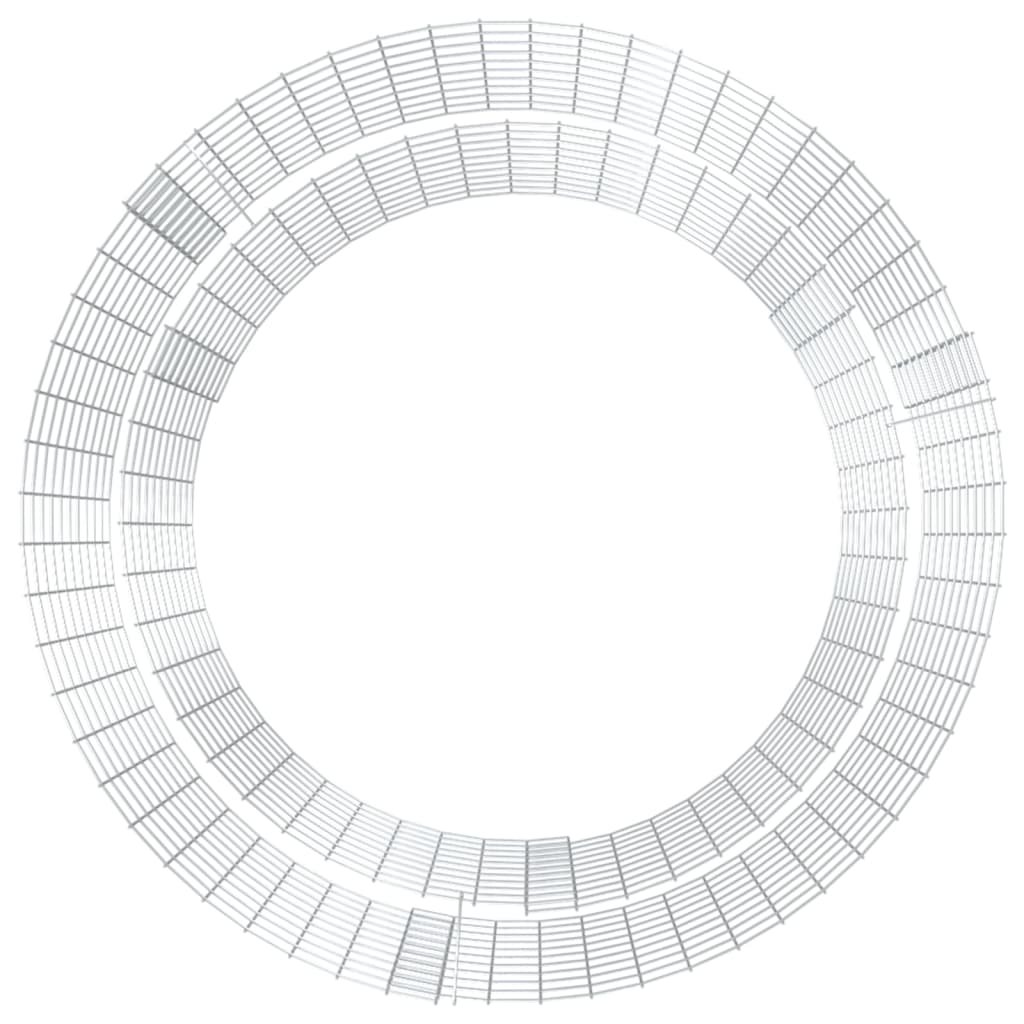gabion-bålkurv Ø 100 cm galvaniseret jern