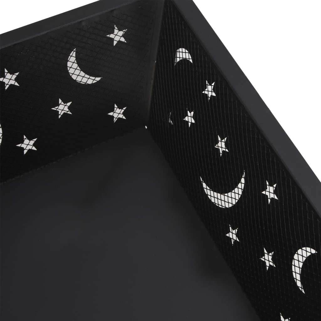 bålfad med ildrager 50 cm XXL stål