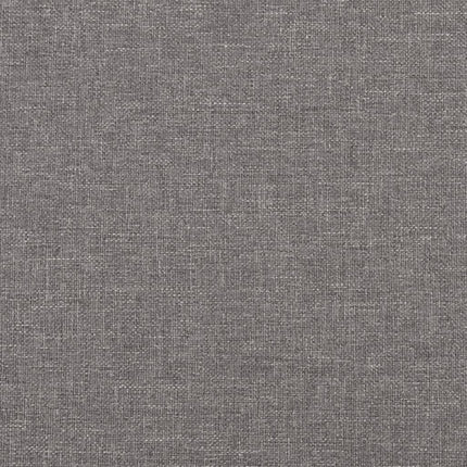 sofastol med fodskammel 60 cm stof lysegrå