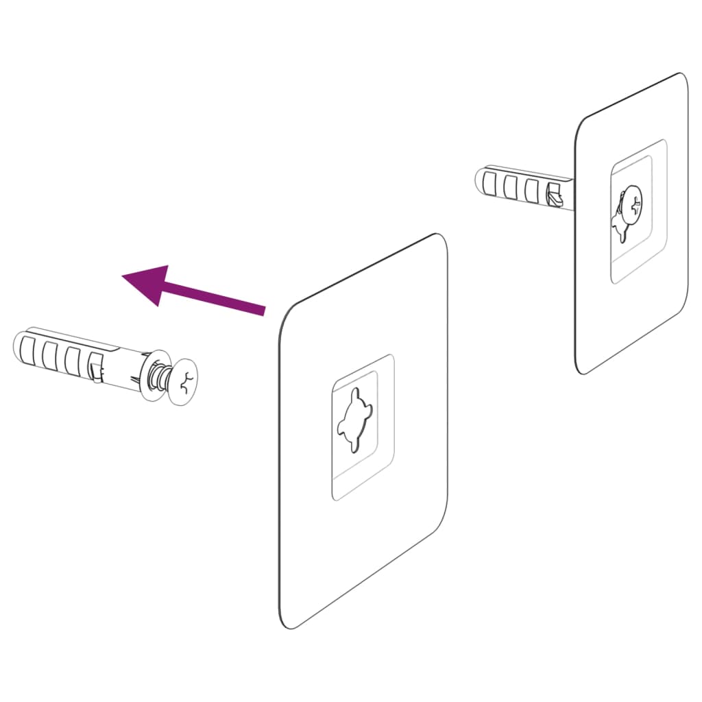 badeværelsesspejl med LED-lys 50x70 cm