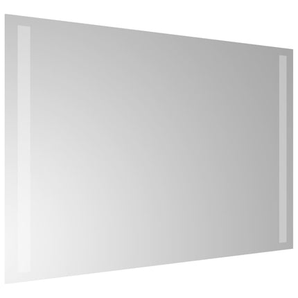 badeværelsesspejl med LED-lys 40x60 cm