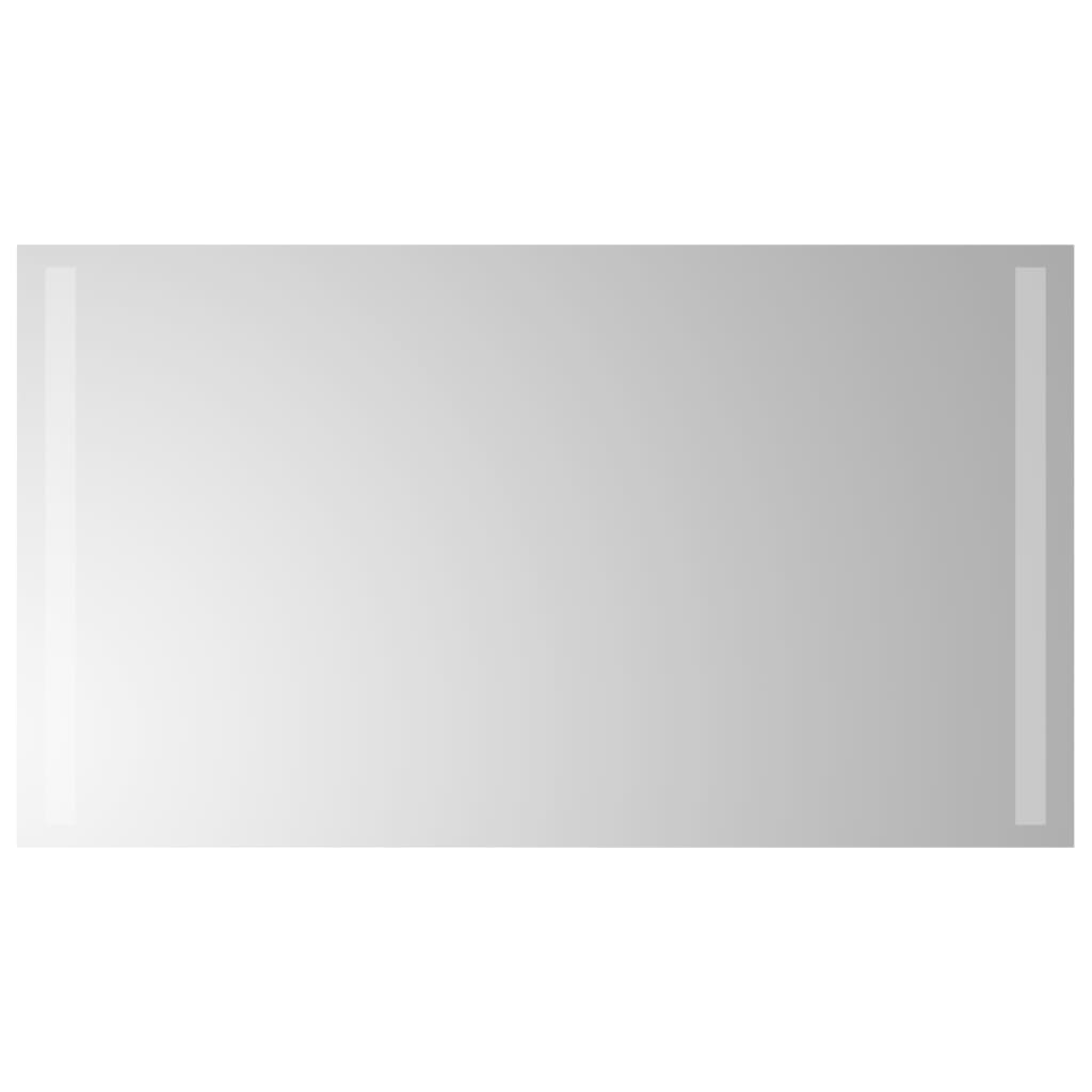 badeværelsesspejl med LED-lys 40x70 cm